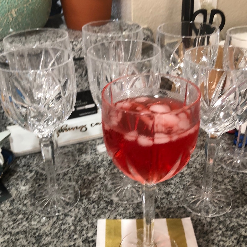 Waterford Crystal Wineglasses - set of 8!